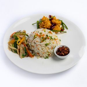 Hot Butter Cuttlefish with Vegetable Fried Rice (1 Pax)
