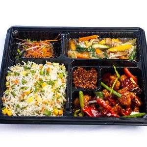 Chilli Chicken with Vegetable Fried Rice (1 Pax)