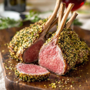 Herb-crusted Roast Rack of Lamb (1 Kg)