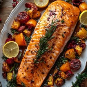 Baked Fillet of Salmon