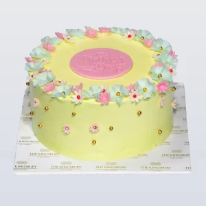 Pearls of Motherhood Ribbon Cake